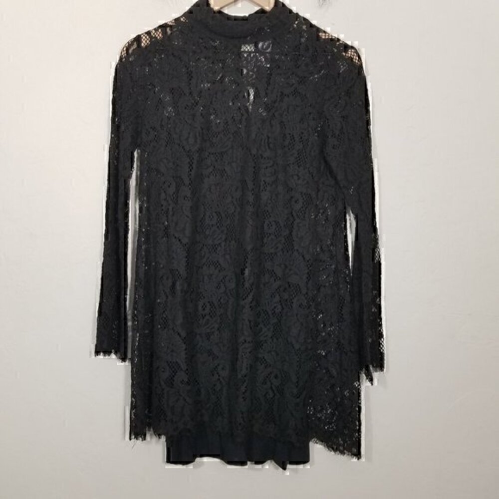 NWT Wishlist Black High Neck Lace Dress Black Size S
